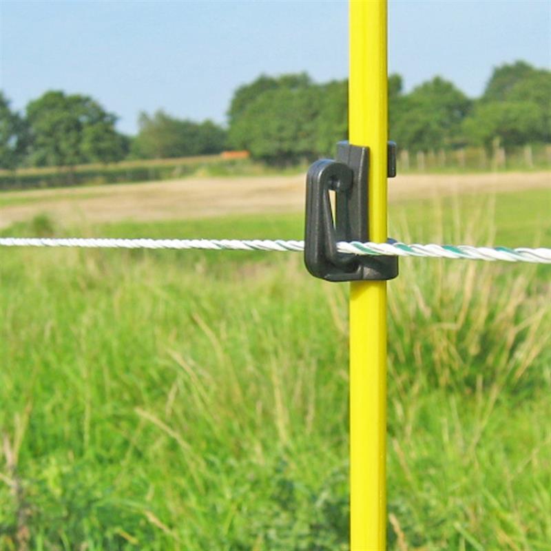 Metal Tip Length 110cm VOSS.farming 10x Oval Electric Shepherd Post