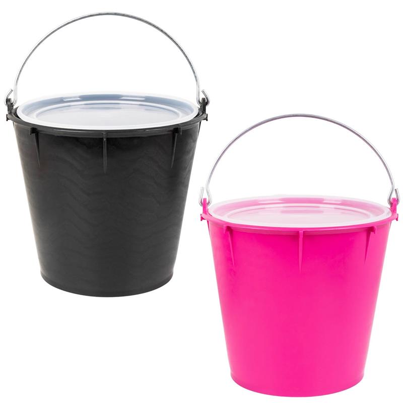 pink bucket with lid