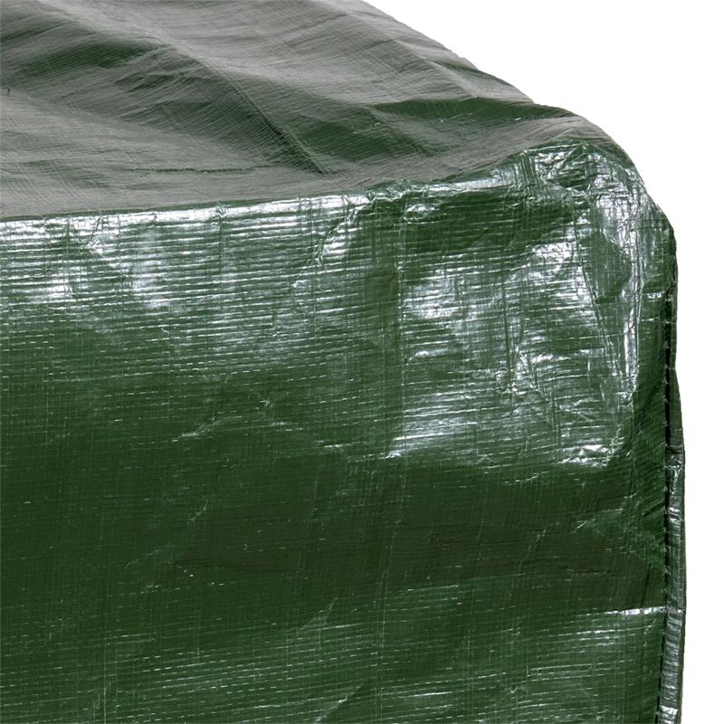 Water Tank Cover, 1000L, VOSS.garden, IBC Container Protective Cover,  120x100x116cm, Green