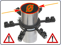Please note: we can deliver the downpipe barrier in two different diameters!