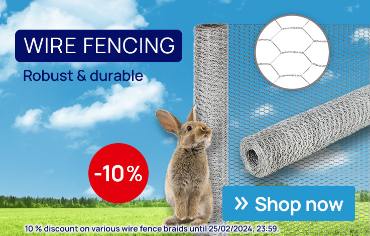 Wire fencing. Save up to 10 % off